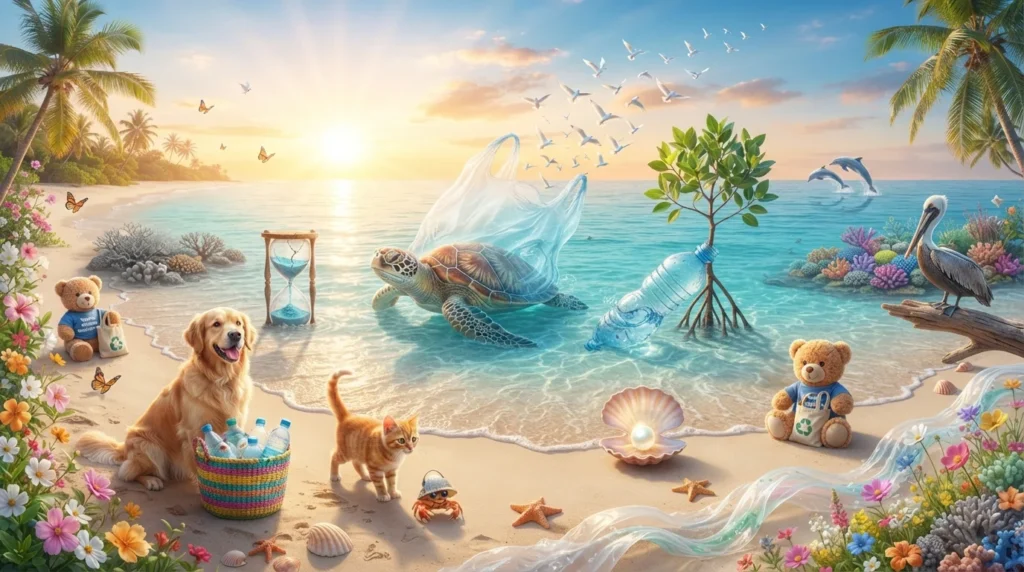 Metaphor for Plastic Pollution