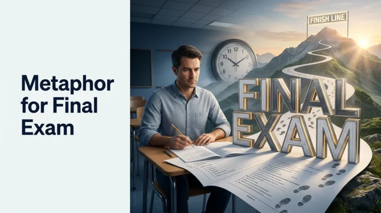 Metaphor for Final Exam