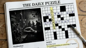 Metaphor for Machinations Crossword Clue