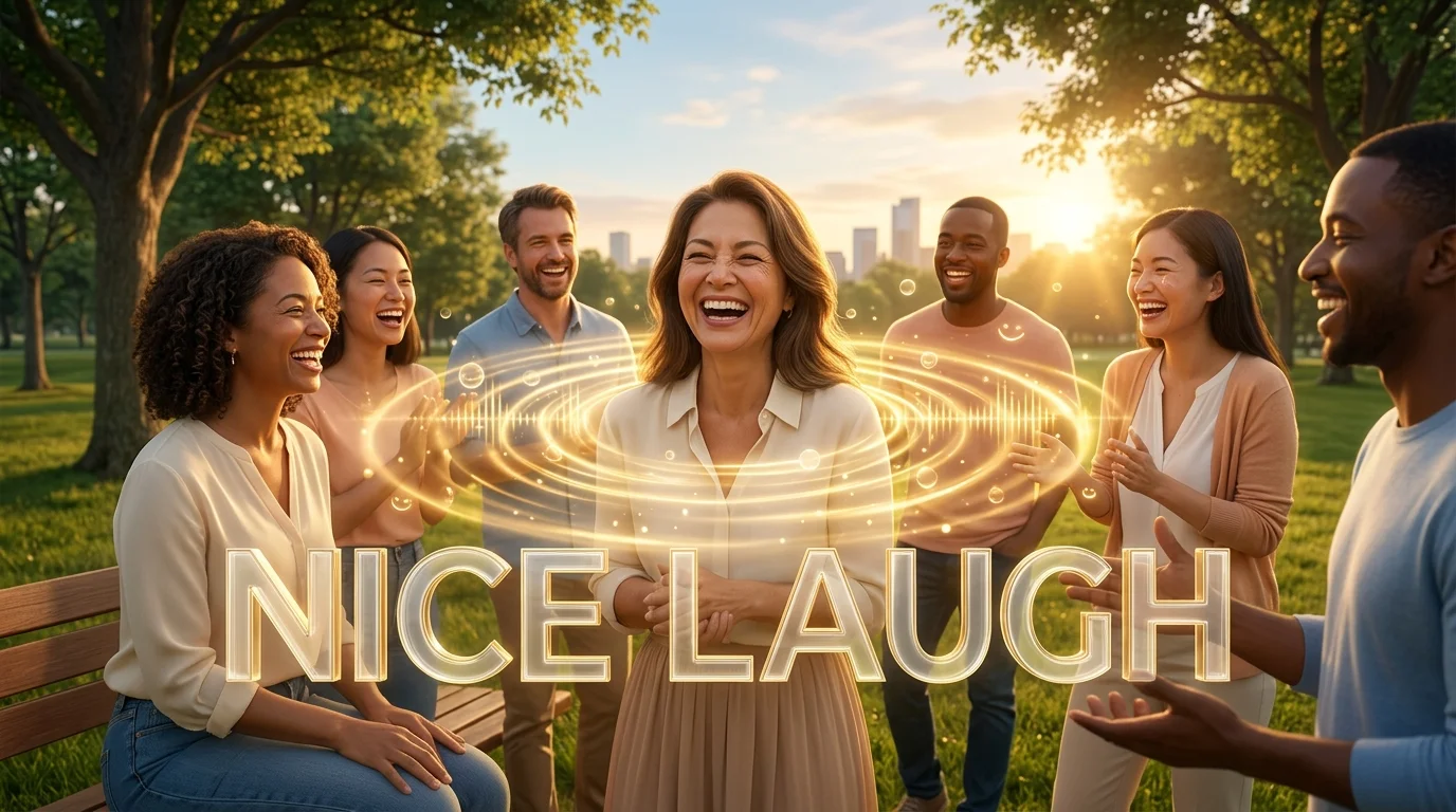 What Is a Metaphor for a Nice Laugh