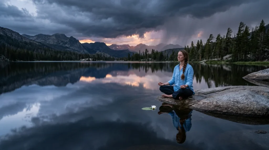 Metaphor for a Calm Person