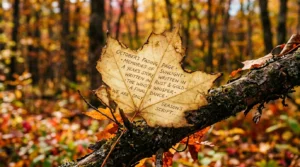 Metaphor for an Autumn Leaf