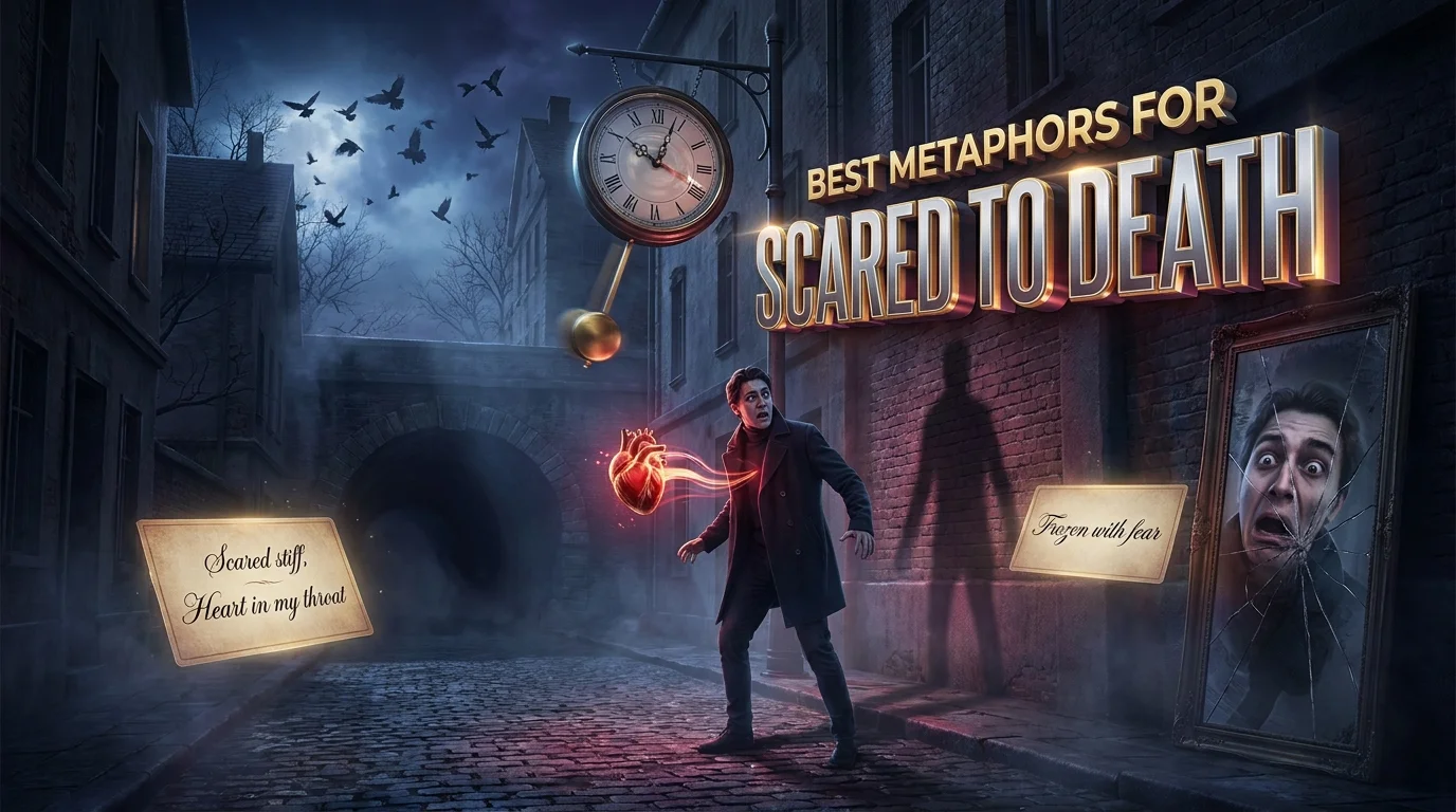 Best Metaphors for Scared to Death