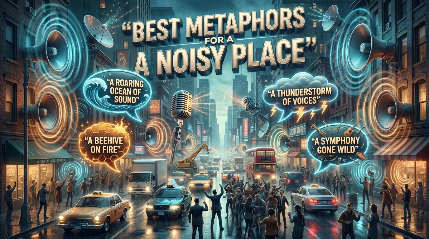 Best Metaphors for a Noisy Place