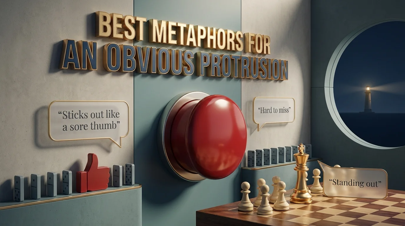 Best Metaphors for an Obvious Protrusion