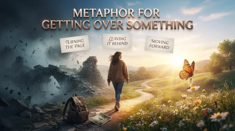 Metaphor for Getting Over Something
