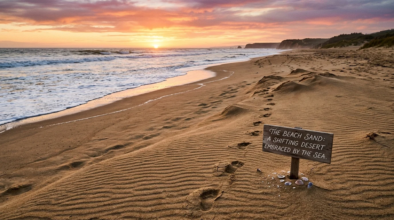 What Is a Metaphor for Beach Sand