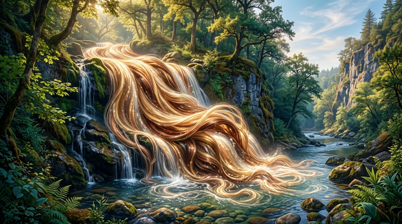What Is a Metaphor for Beautiful Hair