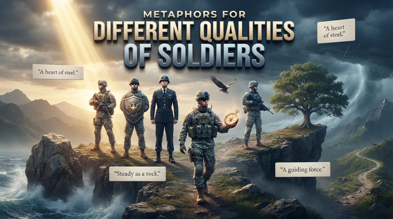 Metaphors for Different Qualities of Soldiers