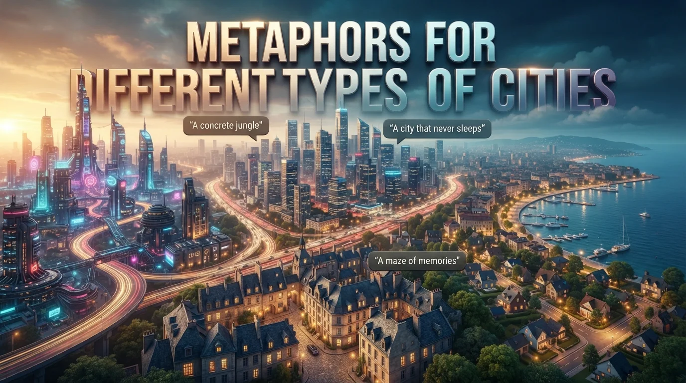 Metaphors for Different Types of Cities