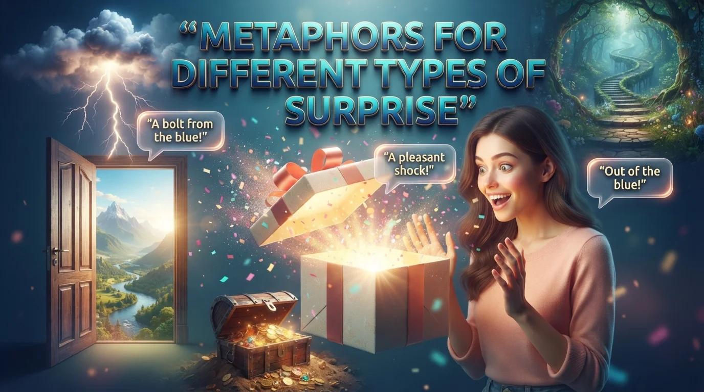 Metaphors for Different Types of Surprise