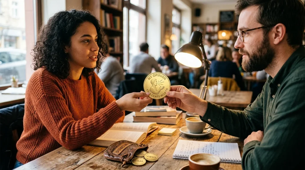 Monetary Metaphor for One’s Opinion