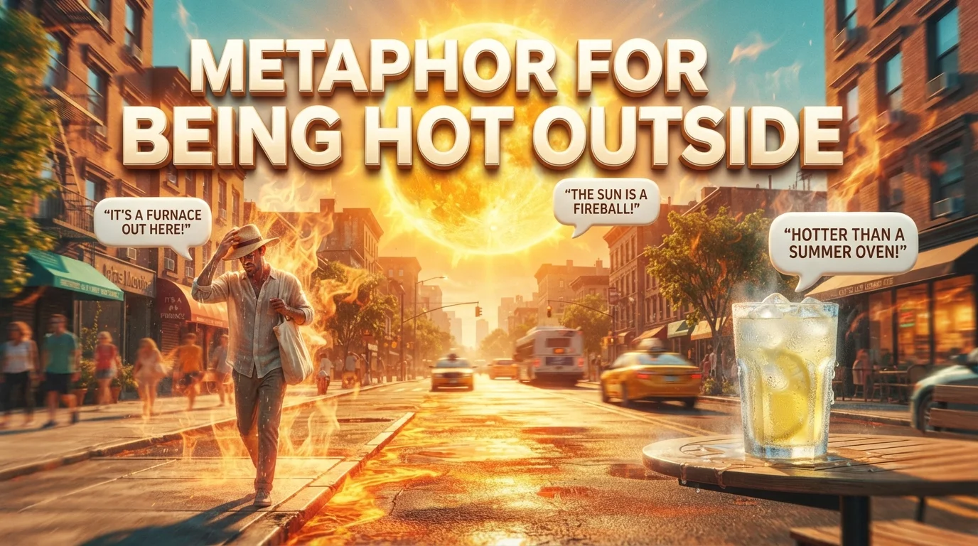 What Is a Metaphor for Being Hot Outside
