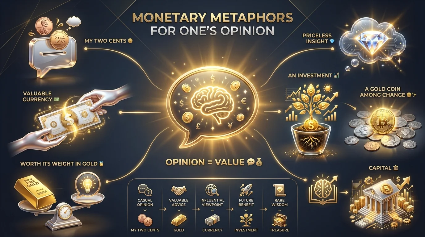 What Is a Monetary Metaphor for One’s Opinion